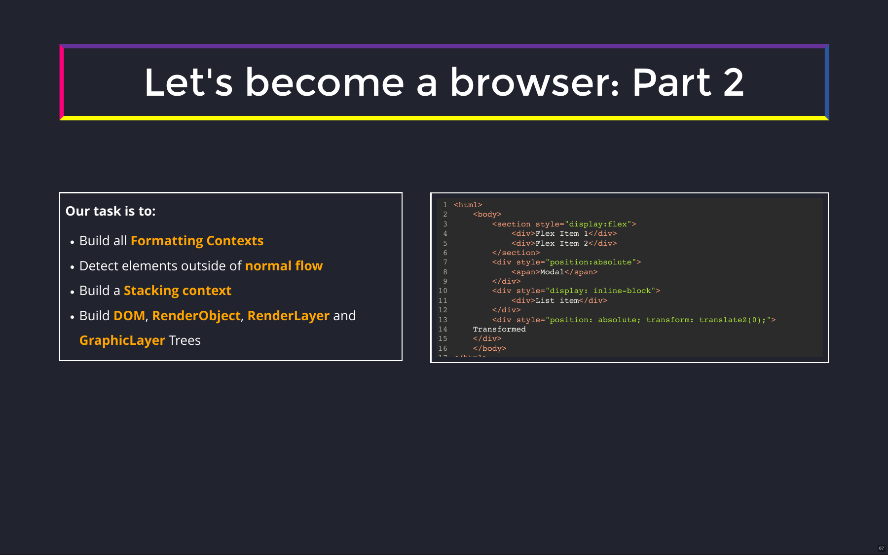 Let's become a browser: Part 2