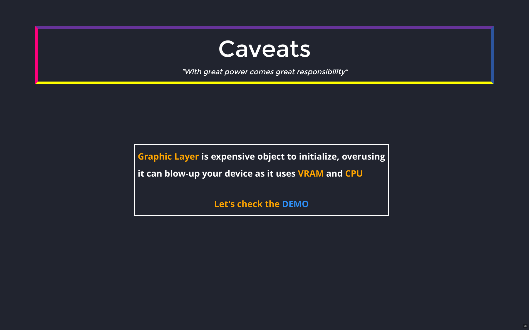 Caveats